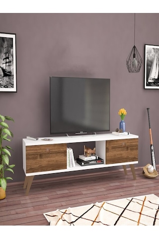 Mbes Mobilya Eda Beyaz-Haliç 40 Cm Tv Ünitesi