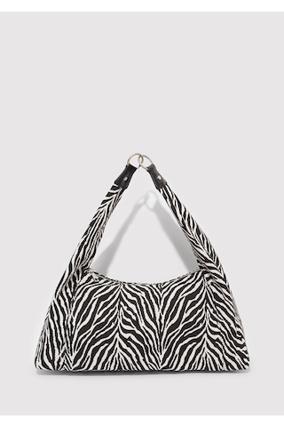 Mavi - Zebra Desenli Çanta 1913508-20933 Siyah