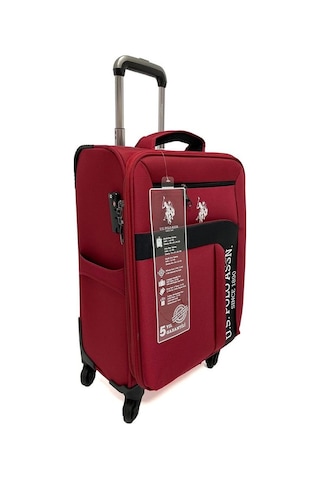 U.s. Polo Assn. Bordo Kumaş Unisex Büyük Boy Valiz Plvlz21282a 001