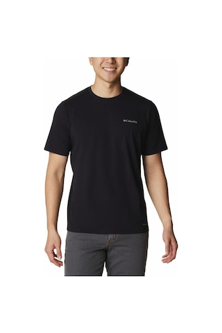Columbia Ao0805 Men's Sun Trek Short Sleeve Tee Erkek Siyah Kısa 001