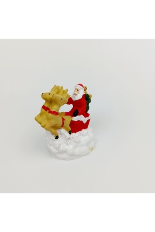 Kızaklı Noel Baba - Teraryum Malzemesi