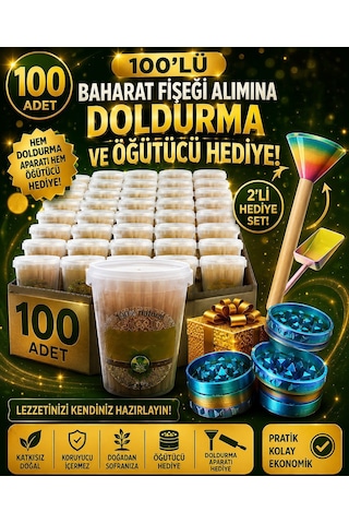 Baharat Fişeği 100 Lü 0