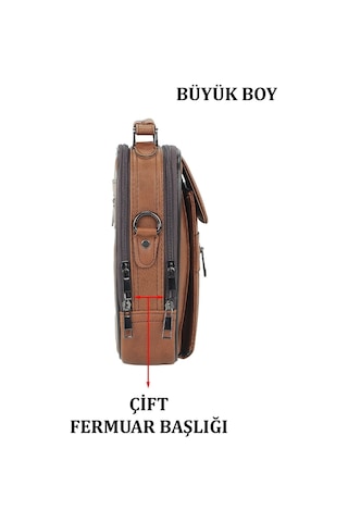 Case Club Kasalı Erkek El Ve Omuz Çantası Siyah Büyük Boy