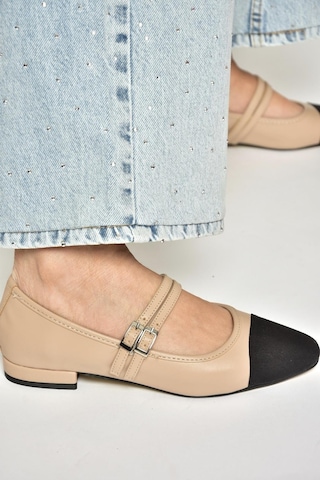 Fox Shoes U725512109 Ten Kadın Babet Ten-suni Deri Ten Rengi