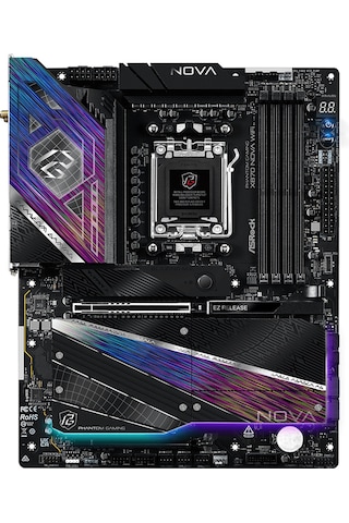 Asrock X870 Pg Nova Wıfı 8400mhz Oc Ddr5 Soket Am5 M.2 Usb 3.2 Hdmı Atx Anakart X870 Nova Wıfı