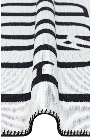 Arya Neo Arn 01 White Black Yıkanabilir Kaymaz Tabanlı Modern Pamuk Kilim