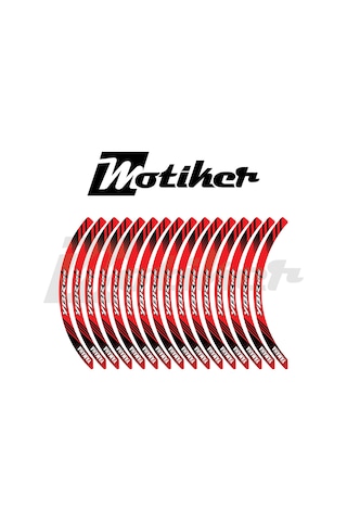 Yamaha Ybr 125 Jant Sticker Kırmızı