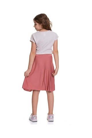 Aymeravm - Baskılı Kız Çocuk Elbise - Cck2706Ga Pudra