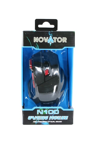 Novator N100 Usb Ledli 2000 Dpi Oyuncu Kablolu Mouse