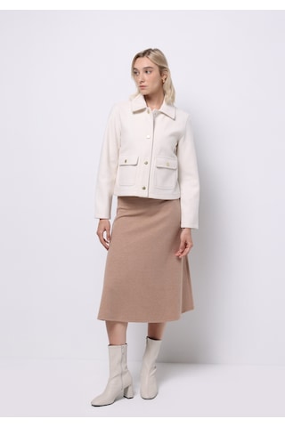 Colin's Colins Regular Fit Düz Kadın Beige Melange Etek Cl1075721 Q1.v2 Bme Bej
