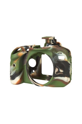 Easycover Nikon D7100/D7200 Silikon Kılıf Ecnd7100C (Kamuflaj)