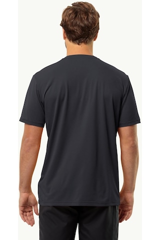 Jack Wolfskin Delgami S/s M Erkek Tişört 1809811-6000 Siyah
