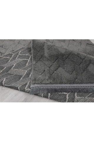 My Evilla Modern Dekoratif Lara Antrasit Dokuma Halı