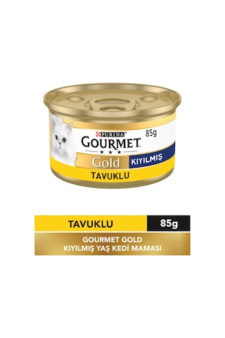 Proplan Gourmet Gold Kıyılmış Tavuk Etli Yaş Kedi Maması 85 G