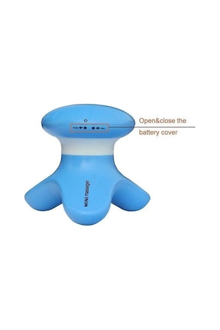 Mini Elektrik Kafa Kafa Deri Masaj Selülit Akıllı El Masajı K3t3b6 Mavi