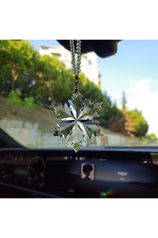 Kristal Araba Dikiz Aynası Süsü C-style Dikiz Aynası Süsü Araba Hediyesi-cam Kristal Kullanımı Yasal Ürün