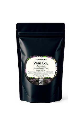 Yeşil Çay Tomurcuk 126 Gr. Barut Yeşilçay %100 Saf Pure Green Tea