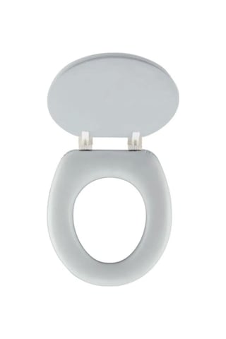 Lüks Klozet Kapağı Desenli Düz Kalın Süngerli Royaleks-14054 Çok Renkli