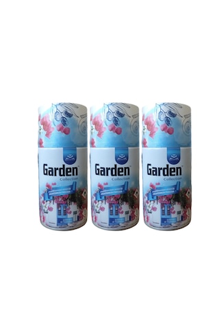 Garden Oda Kokusu Otomatik Makine + Oda Sprey Akdeniz Esintisi Bahar Çiçekleri 260 Ml X 3 Adet Akdeniz Esintisi