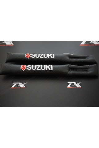 Suzuki Logo Karbon Desen Koltuk Arası Fitili 2 Li Set New Style