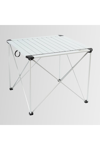 Funky Chaırs Titanium Katlanabilir Çantalı Alüminyum Kamp Masası Gri