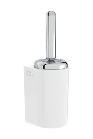 VitrA Liquid A44566 Tuvalet Fırçalığı, Duvardan, Krom