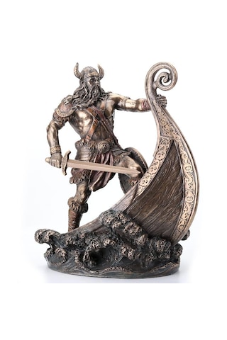 Veronese Koleksiyon Viking Savaşçı Figür 20x24cm