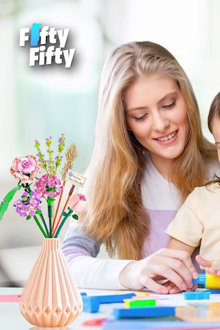Loz Dekoratif Ve Koleksiyonluk Çiçek Buketi 547 Parça Çiçek Modeli Yapım Seti Fflz-1657vgn