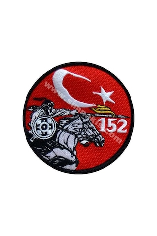 152 Filo Akıncı Nakış Işleme Arma Peç 9,5X9,5 Cm Bej 152 Filo Akıncı Nakış Işleme Arma Peç 9,5X9,5 Cm Bej
