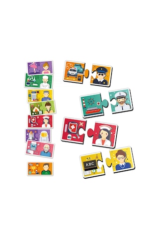 Meslekler Bağlantı Kurma Okul Öncesi Oyunu connect Game