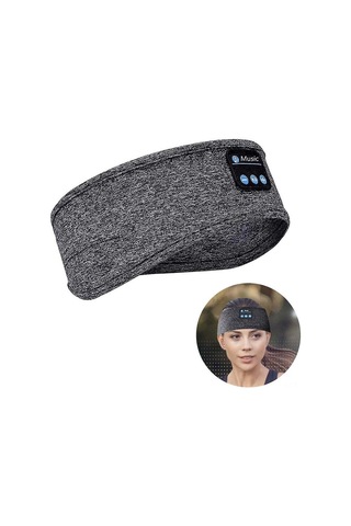 Hfambition Sunmostar Gri Bluetooth Uyku Kafatası - İki Yönlü Mikrofonlu, 3'ü 1 Fonksiyonlu, Spor Ve Uyku İçin Konforlu Kulaklık Diğer