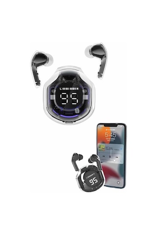 Kablosuz Dijital Göstergeli Powerbanklı Ios Ve Android Uyumlu Gaming Kulaklık