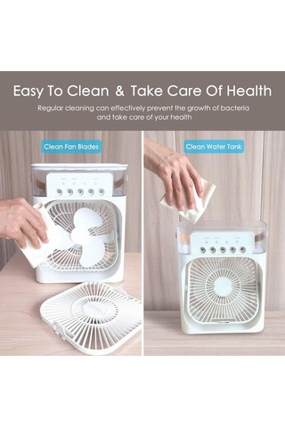 Nemlendirici Ayarlanabilir Hız Modlu Vantilatör