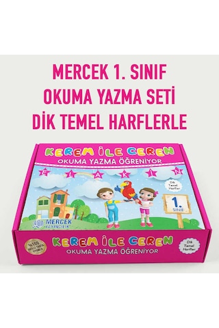 Kitapbende-Mercek Kerem Ile Ceren Okuma Yazma Seti 1. Sınıf