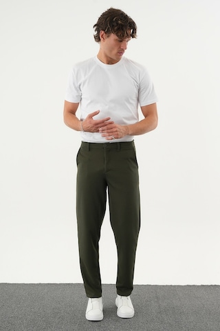 Redline Arden Kışlık Kalın Slim Fit Kemerli Erkek Pantolon Haki