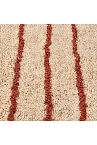 Evidea Soft Line Tufting Banyo Paspası - Ekru - 60x90 Cm Ekru