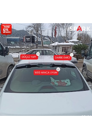 Renault Symbol 2009-2013 Yıl Aralığı Uyumlu Arka Cam Spoyler