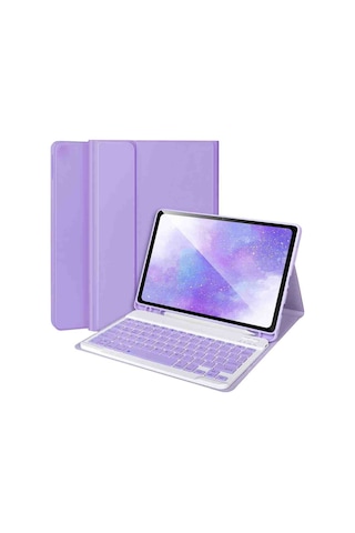 Xiaomi Redmi Pad 2 Uyumlu 11" Standlı Klavyeli Tablet Kılıfı Klavye + Stand