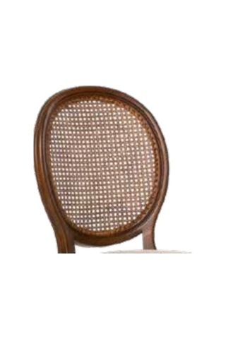 Bengimobilya Sandalye Zus018 Madalyon Hasır Model Kayın Torna Ayak Parlak Ce