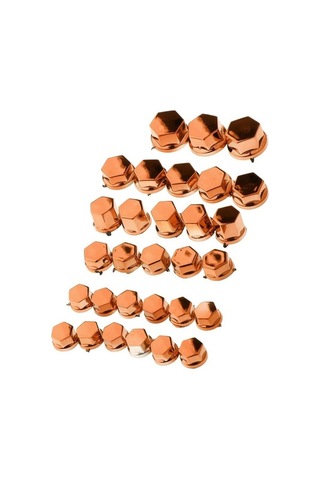 Ganzhoushop Yamaha Vida Turuncu Suntek Somun Parça Motosiklet Kapatma Dekorasyon Civata Başlığı 30 Ql Turuncu