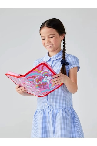 Smiggle Wild Side Unicorn Kalem Kutusu Ve Kırtasiye Seti Pembe