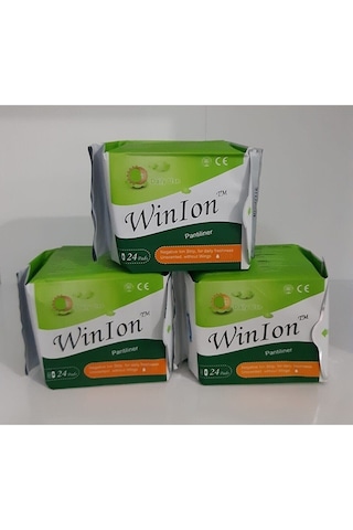 Winion Negatif Iyonlu Anyon Kartuşlu Günlük Ped 3 x 24'lü