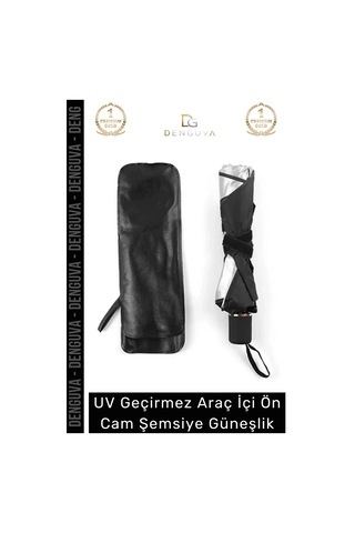Camgüneşlik Titanyum Gümüş Kaplı Uv Koruyucu Isı Yalıtımlı Katlanır Araç Ön Cam Şemsiye Güneşlik