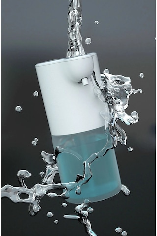 Otomatik Sensörlü Köpük Sabun Makinası, Şarj Edilebilir, Yeniden Doldurulabilir Beyaz