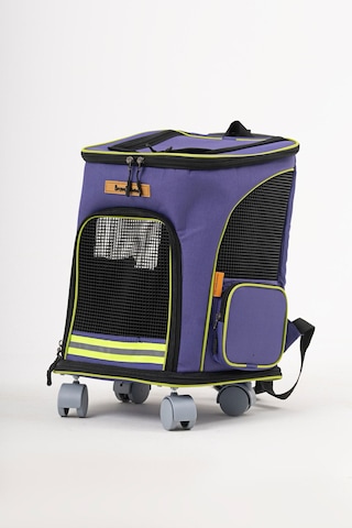 Brave Paws 4 Tekerli Kedi ve Köpek Taşıma Çantası Frenli