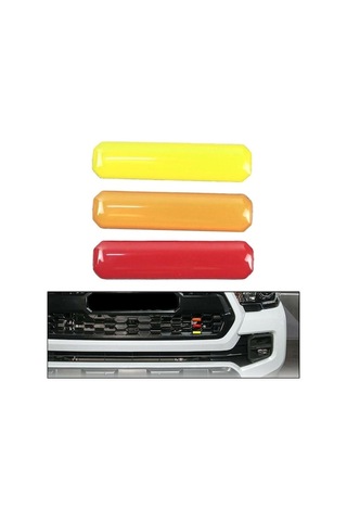 Novahub Toyota Tacoma Sticker Izgara Için Evrensel Epoksi Dekor Çıkartmaları Badge Alüminyum Kb