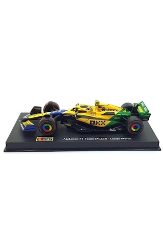 1:43 Burago 2024 Mclaren Mcl38 Team Mclaren 4 - Lando Norrıs - Monaco Gp