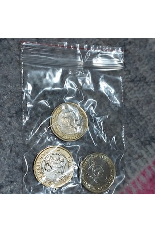 Madeni Para 3'Lü Set 88632663