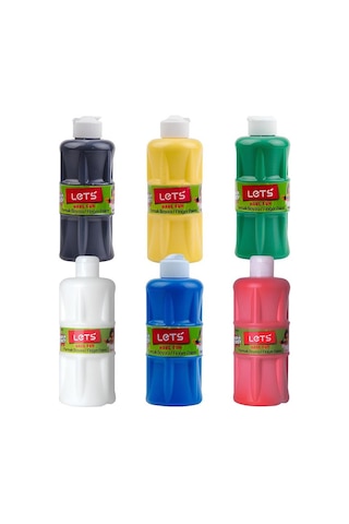 Lets Parmak Boyası 500ml 6lı Set 2