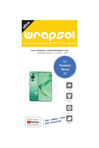 Huawei Nova 11 Full Kaplama 360 Derece Tam Kaplayan Film